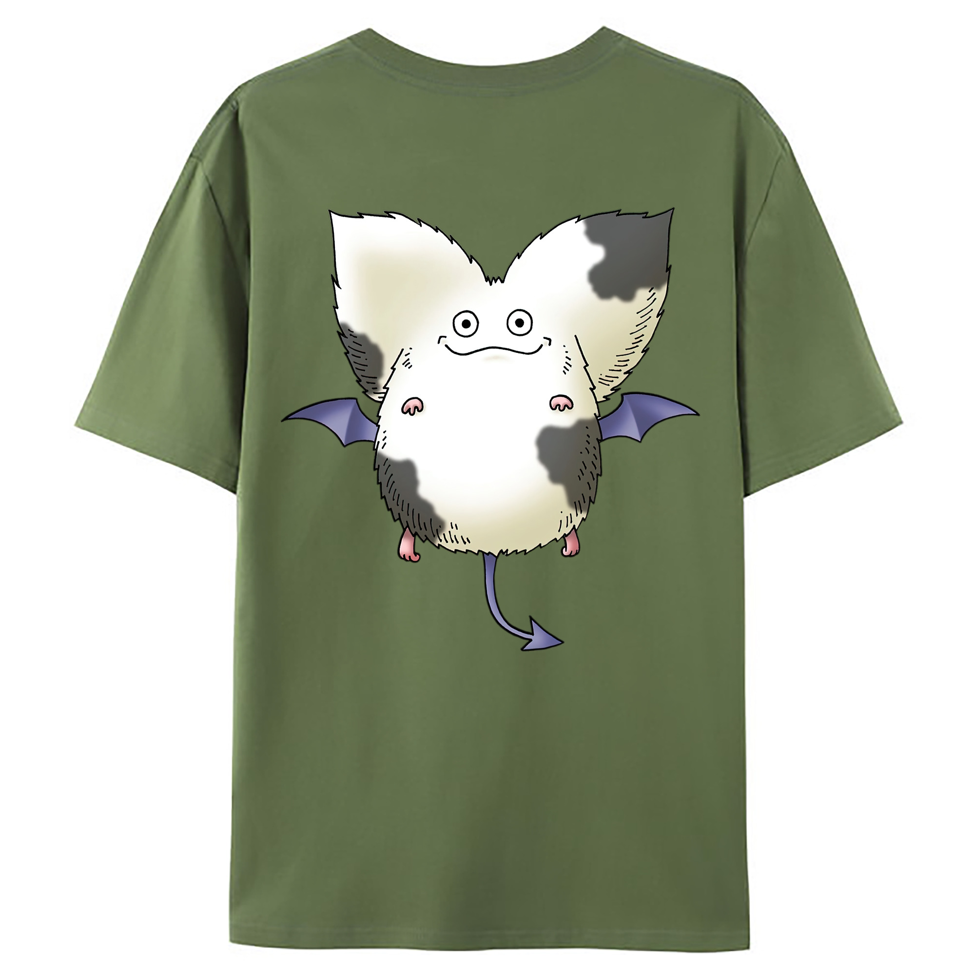 （画像用） ドラゴンクエスト Doragon Kuesuto Dragon Quest 綿100％ メンズ半袖Tシャツ（バックプリント） 通気性